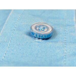 ARIAT Pro Series Shirt Men's XL Blue Vented  Long Sleeve Button Down